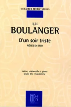 Durand Boulanger L. - D'Un Soir Triste - Violon Violoncelle Et Piano - Retour facile