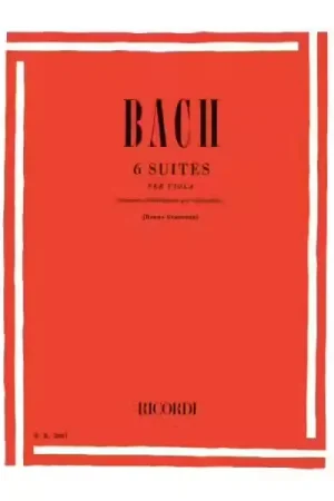 Affaire à saisir | Ricordi BACH J.S. - 6 SUITES BWV 1007-1012 - ALTO
