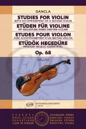 Déstockage | EMB (Editio Musica Budapest) Dancla - Studies For Violin Op.68 - 2 Violons