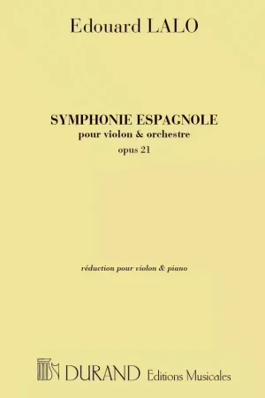 Prix doux - Durand Lalo - Symphonie Espagnole Opus 21 - Violon et Piano