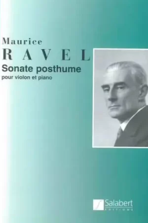 Salabert Ravel M. - Sonate Posthume - Violon et Piano | Expédition immédiate