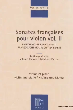 Fin de série | Durand SONATES FRANCAISES VOL.2 - VIOLON ET PIANO