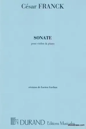 Durand Franck C. - Sonate - Violon et Piano - Coup de cœur
