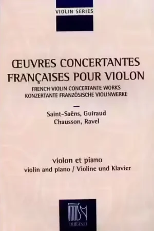 Durand Oeuvres Concertantes Francaises - Violon et Piano | Très bien noté