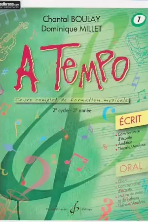 Achetez maintenant - Billaudot Boulay & Millet - A Tempo : Écrit Vol.7