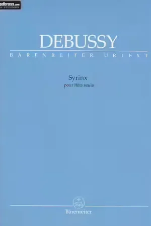 Prix promo - Barenreiter Debussy Claude - Syrinx - Flûte Seule