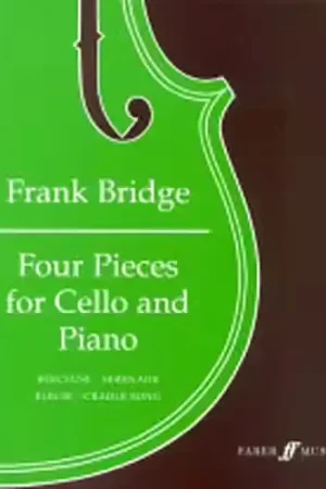 Coup de cœur des clients | Faber Music Bridge Frank - Four Pieces - Cello And Piano