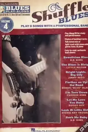 Tout nouveau - Hal Leonard BLUES PLAY ALONG VOL.4 - SHUFFLE BLUES + CD - GUITARE