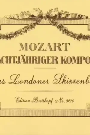 Edition Breitkopf Mozart Wolfgang Amadeus - Als Achtjahriger Komponist - Piano - Tendance