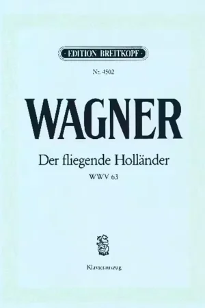 Edition Breitkopf Wagner Richard - Der Fliegende Hollander WWV 63 - Piano - Prix cassé