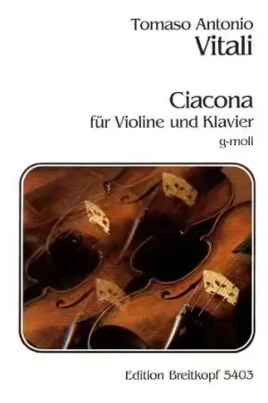 Remise | Edition Breitkopf VITALI TOMMASO - CHACONNE G-MOLL - VIOLIN PIANO