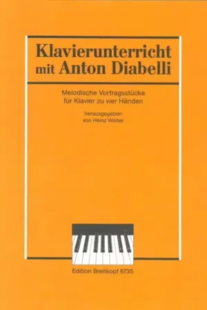 Offre du jour - Edition Breitkopf Diabelli Anton - Acht Melodische Vortragsstucke - Piano