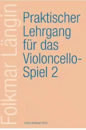 Edition Breitkopf Langin Folkmar - Lehrgang Violoncellospiel 2 - Cello - Fin de série