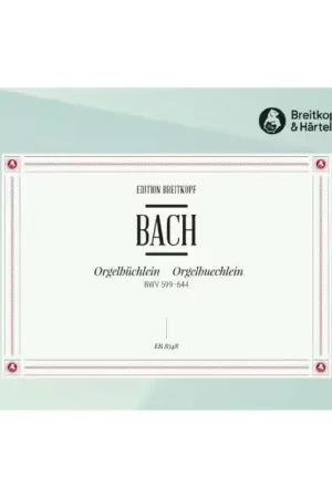 Edition Breitkopf Bach Johann Sebastian - Orgelbuchlein BWV 599-644 - Organ | Prix mini