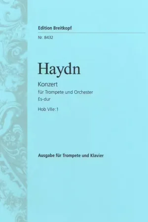 Edition Breitkopf Haydn Joseph - Trompetenkonzert Es Hob Viie:1 - Trumpet Orchestra - Qualité supérieure