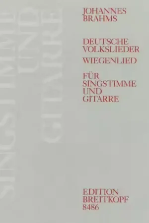 Offre spéciale - Edition Breitkopf Brahms - Deutsche Volkslieder Aus Woo 33 Und Wiegenlied Op. 49/4