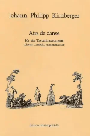 Edition Breitkopf Kirnberger Johann Philipp - Airs De Danse - Piano | Réduction