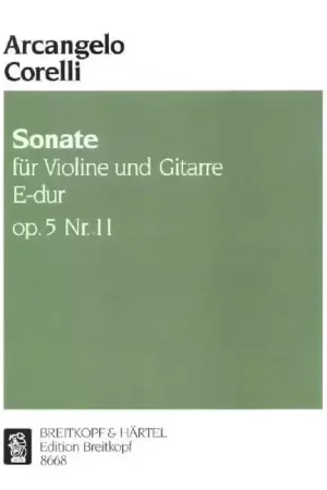 Nouveau - Edition Breitkopf Corelli - Sonate E-dur Op. 5/11