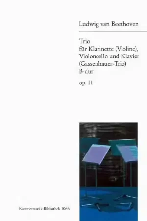 Edition Breitkopf Beethoven - Piano Trio In Bb Major Op. 11 - Clarinette (Violon) Violoncelle (Bassoon) Et Piano - Expédition express