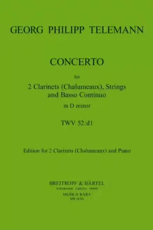 Dernière chance | Edition Breitkopf Telemann - Concerto D-moll TWV 52:D1 TWV 52:D1