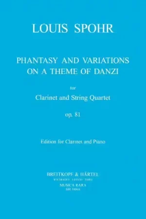Offre à durée limitée - Edition Breitkopf Spohr - Fantasie Und Variationen Über Ein Thema Von Danzi Op. 81