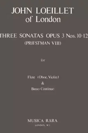 Edition Breitkopf 6 Sonatas From Op. 3 - Très demandé