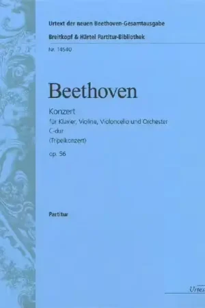 Disponible maintenant | Edition Breitkopf Beethoven - Concerto In C Major Op. 56