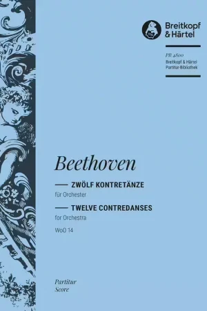 Edition Breitkopf Beethoven Ludwig Van - Zwolf Kontretanze Woo 14 - Orchestra - Satisfait ou remboursé