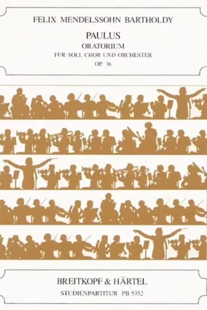 Edition Breitkopf MENDELSSOHN-bartholdy F. - Paulus Op. 36 - Study Score | Livraison express