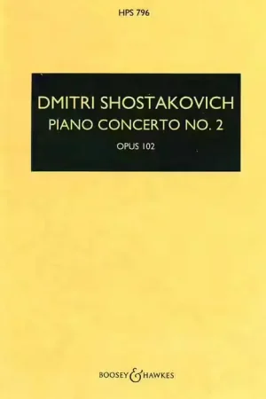 Achat sécurisé - Boosey & Hawkes Chostakovitch Dimitri - Piano Concerto No. 2 Op. 102 - Piano And Orchestra