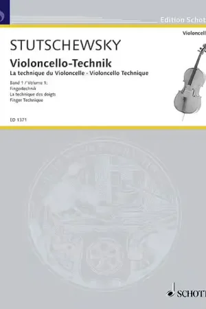 Stock limité | Schott Stutschewsky - La Technique Du Violoncelle - Violoncelle
