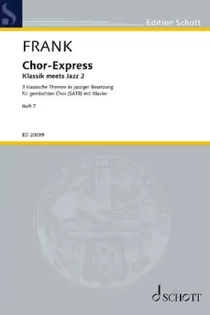 Prix doux | Schott CHOR-express Numéro 7 - Choeur Mixte (satb) With Piano
