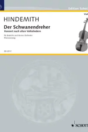 Schott Hindemith - Der Schwanendreher - Alto et Small Orchestre | Prix spécial