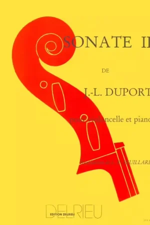 Edition Delrieu Duport Jean-Louis - Sonate N°2 - Violoncelle Piano - Qualité premium