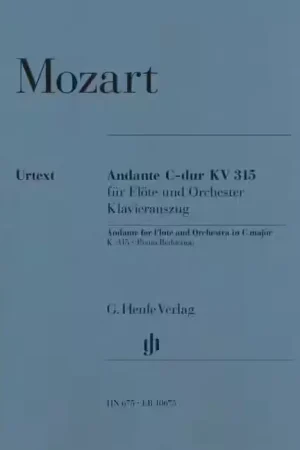 Qualité professionnelle | Henle Verlag Mozart W.a. - Andante For Flute And Orchestra C Major KV 315