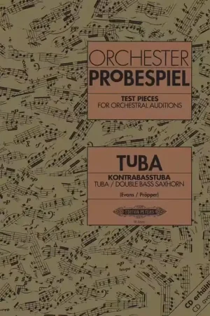 Prix spécial | Edition Peters Test Pieces For Orchestral Auditions - Tuba