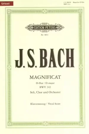 Commandez dès maintenant - Edition Peters Bach Johann Sebastian - Magnificat BWV 243 - Mixed Choir (par 10 Minimum)