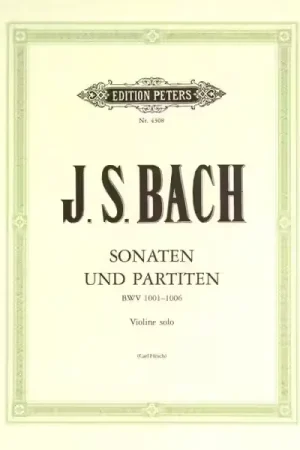 Edition Peters Bach Johann Sebastian - The 6 Solo Sonatas And Partitas BWV 1001-1006 - Violin | Derniers jours