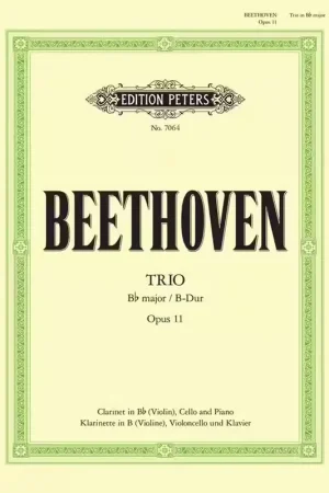 Liquidation | Edition Peters Beethoven Ludwig Van - Trio In B Flat Op.11 - Clarinet(s) And Other Instruments