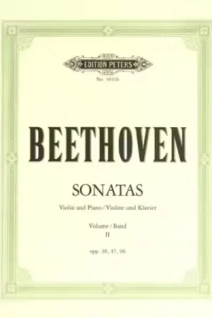 Haute qualité - Edition Peters Beethoven Ludwig Van - Sonatas Complete Vol.2 - Violin And Piano