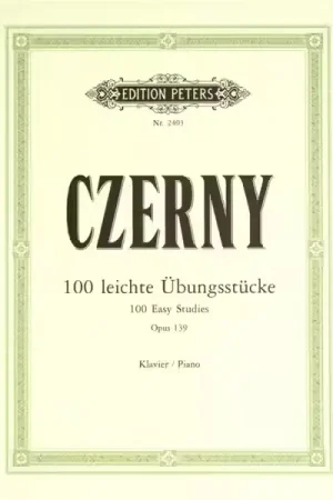 Edition Peters Czerny Carl - 100 Easy Progressive Pieces Without Octaves Op.139 - Piano | Prix cassé