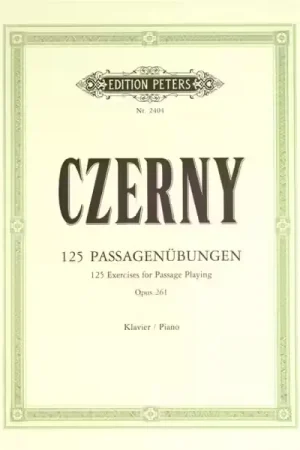 Tout nouveau | Edition Peters Czerny Carl - 125 Exercises For Passage Playing - Piano