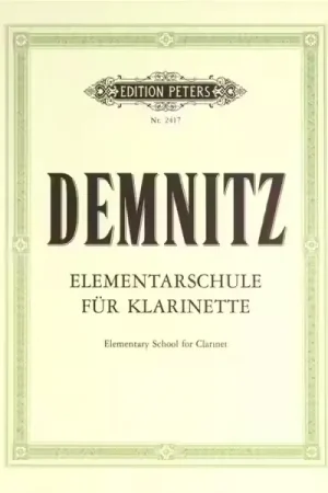Edition Peters Demnitz Friedrich - Elementary Clarinet Tutor - Clarinet | Commandez maintenant