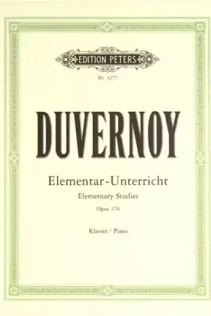 Edition Peters DUVERNOY JEAN BAPTISTE - ELEMENTARY STUDIES OP.176 - PIANO | Très bien noté