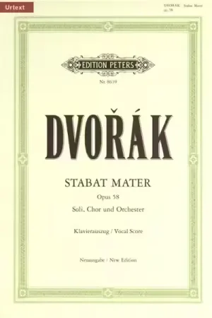 Plébiscité par les clients - Edition Peters Dvorak Antonin Leopold - Stabat Mater Op.58