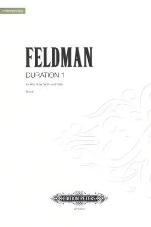 Petit prix | Edition Peters FELDMAN MORTON - DURATIONS I - SMALL ENSEMBLE
