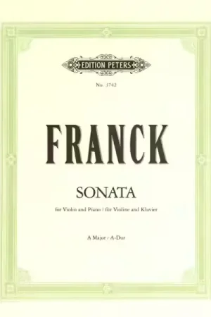 Edition Peters Franck Cesar - Sonata In A - Violin And Piano | Économisez maintenant