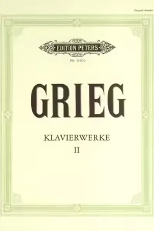 Edition Peters Grieg Edvard - Piano Works Vol.2 - Piano - Commandez dès maintenant