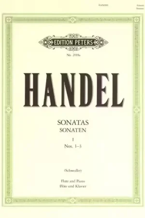 Edition Peters Handel George Friederich - Flute Sonatas Vol.1 - Flute And Piano - Disponible dès maintenant