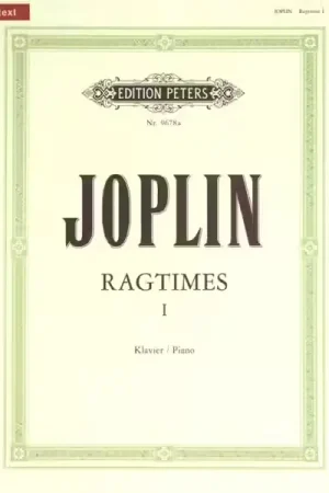 Tout juste ajouté | Edition Peters Joplin Scott - Ragtimes Vol.1 - Piano